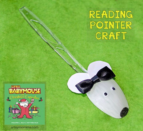 Plastic Spoon Mouse Reading Pointer Craft
