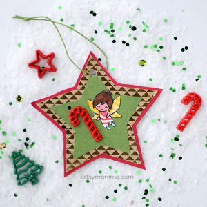 Katie the Candy Cane Fairy Inspired Christmas Ornament Craft