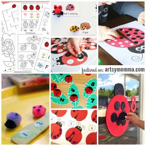 Ladybug Themed Learning Activities for Preschoolers