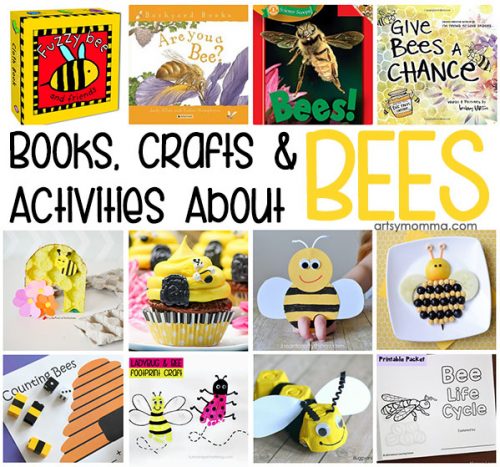Bee Themed Activities, Crafts, & Book Suggestions