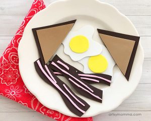 How to make Foam Eggs, Bacon, & Toast for imaginative play - DIY kids toy tutorial