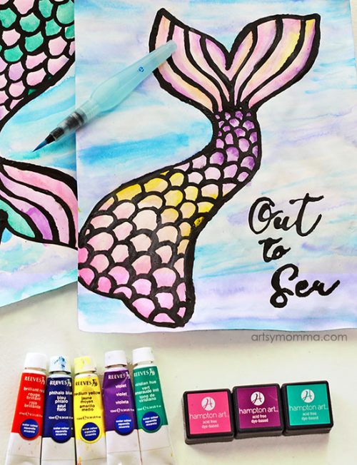 Printable Mermaid Posters with Cute Sayings - Artsy Momma