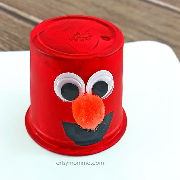 DIY Toy: Make Elmo from a K Cup!