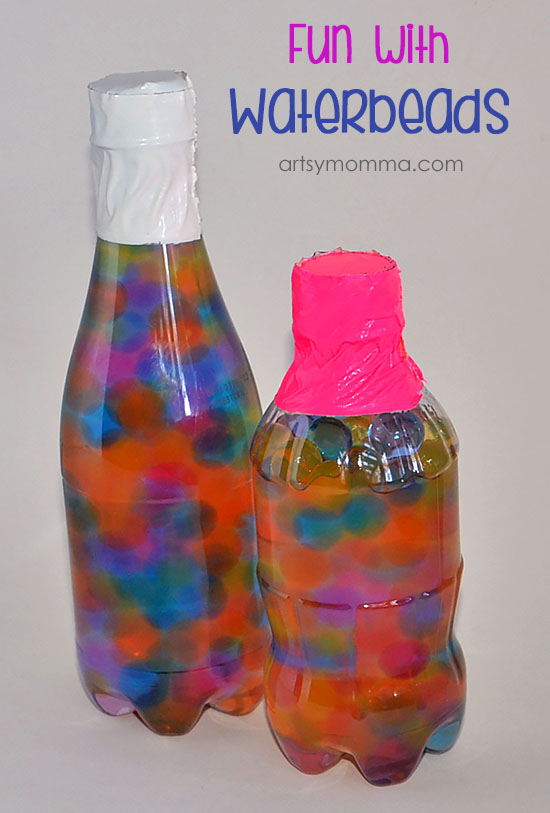 DIY Water Beads Sensory Bottle Toy