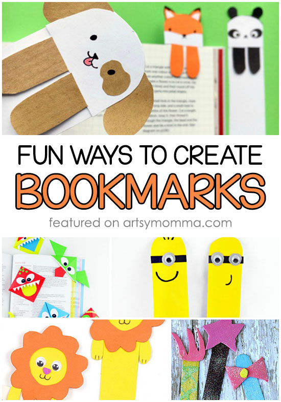 Fun Ways To Create DIY Bookmarks with Kids