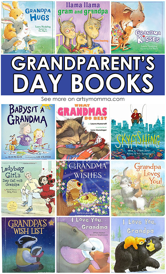 22 Cute Grandparent's Day Books to  Read with Grandmas & Grandpas