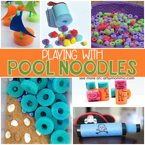 Clever Pool Noodle Play Ideas for kids of all ages!