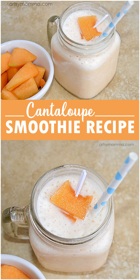 Simple Breakfast Idea for Kids: Make a Smoothie Recipe with Cantaloupe