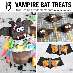13 Spooky Cute Vampire Bat Treats to make for Halloween