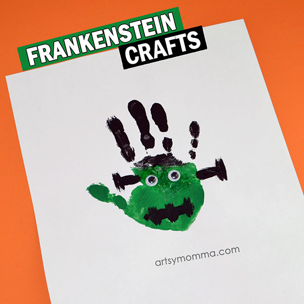 Simple Preschool Frankenstein Crafts for Halloween
