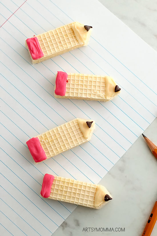Pencil Shaped Wafer Cookies Tutorial 