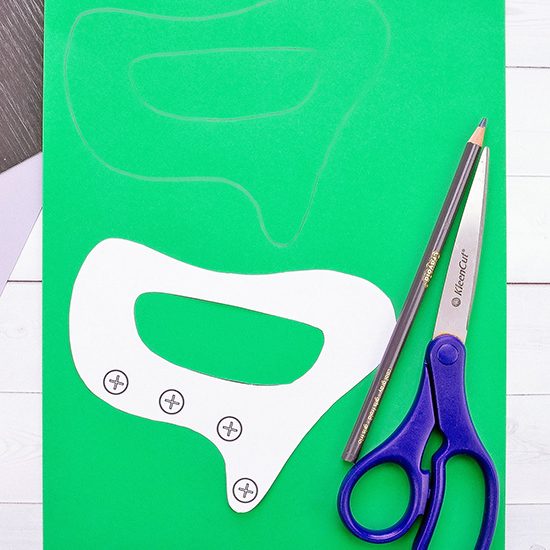 Best Dad I Ever Saw Outline - Father's Day Card Template for Kids
