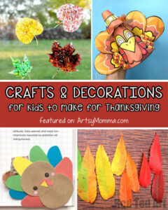 DIY Decorations & Crafts for Thanksgiving with Kids