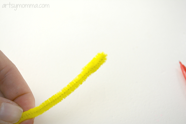 yellow pipe cleaner