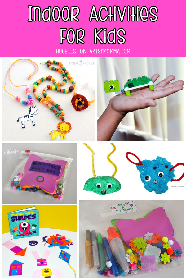 Boredom Busters For Kids While Stuck Inside Artsy Momma