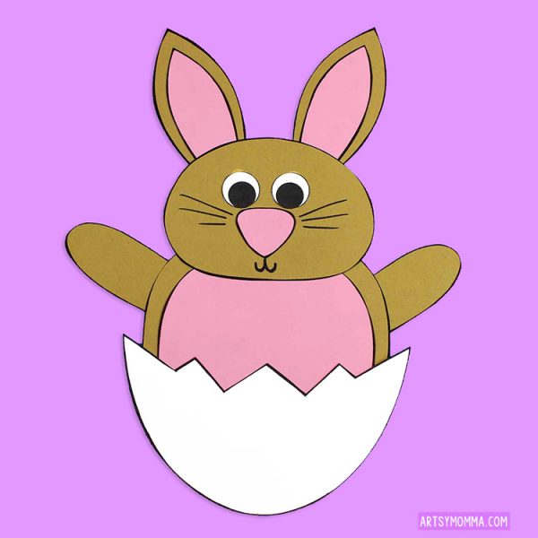 Printable Bunny Paper Craft for Easter