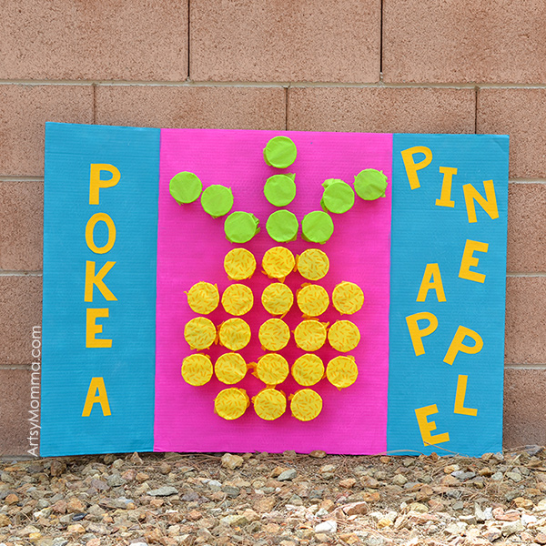 Poke-A-Cup Pineapple Board