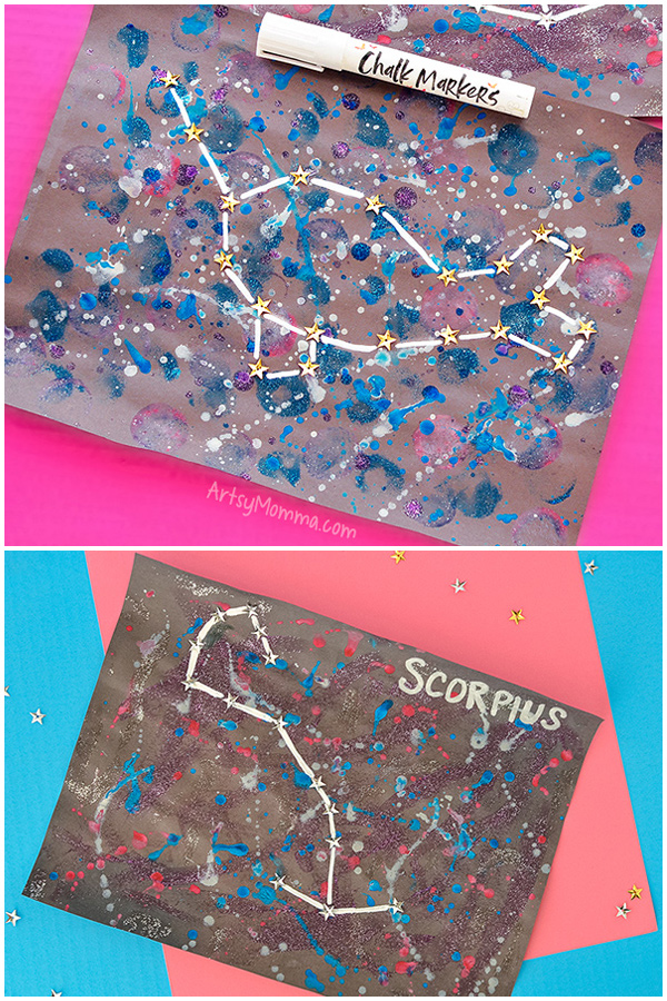 Kids Constellation Art Projects
