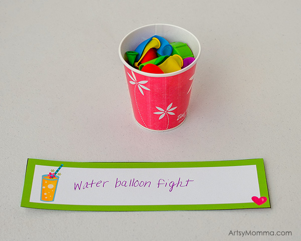 Water Balloon Fight Summer Bucket List