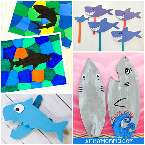 20 Fun Shark Crafts for Kids