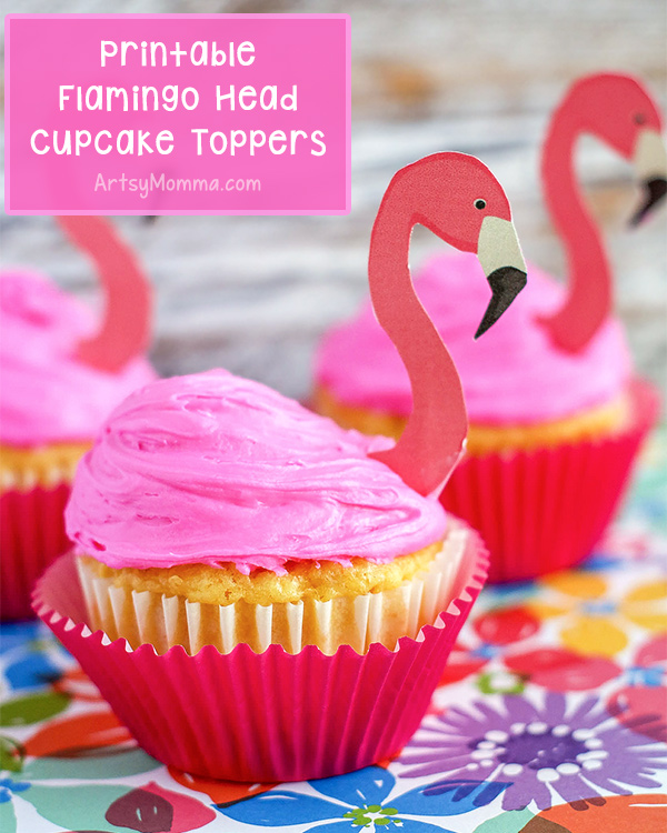 Easy Pink Flamingo Cupcakes