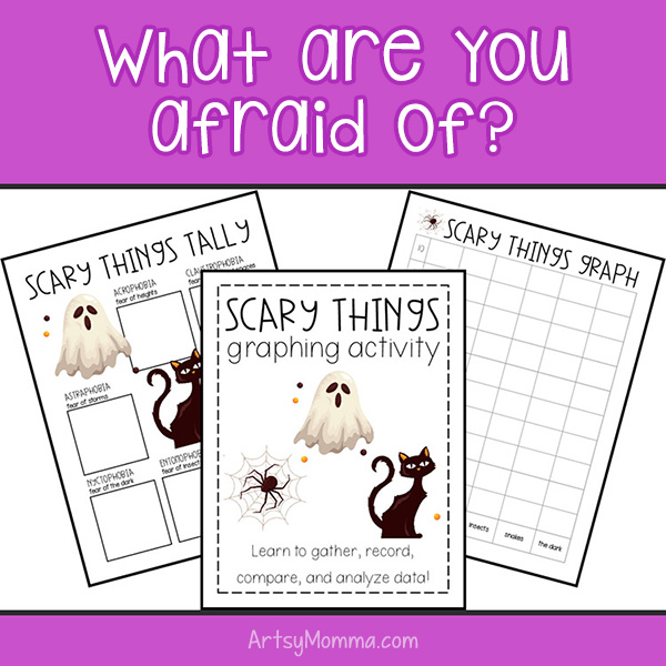What Are You Afraid Of? Graphing Printable