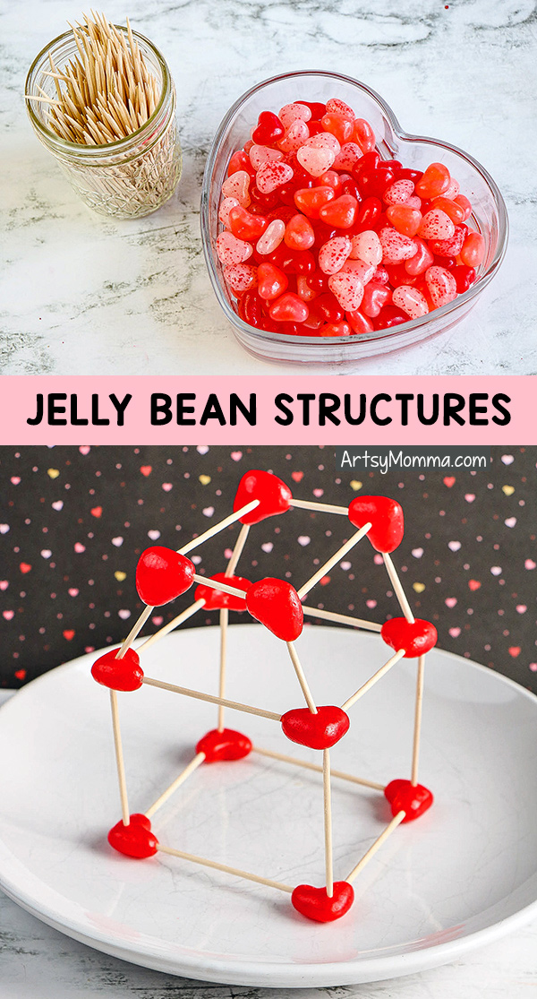 Heart Jellybean & Toothpick STEM Challenge