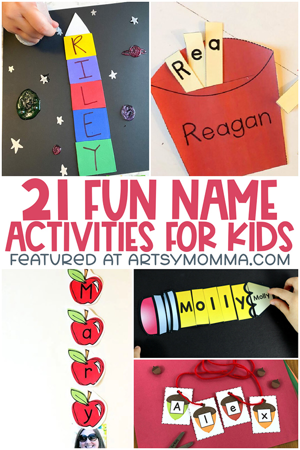 Name Learning Activities for Kids